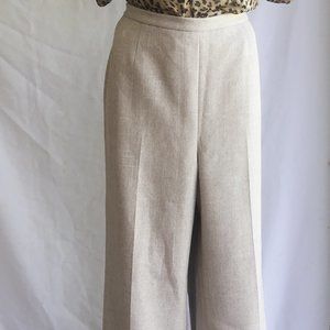 COLLECTION LET SUIT Dressy Pant Wide Leg Lined 12